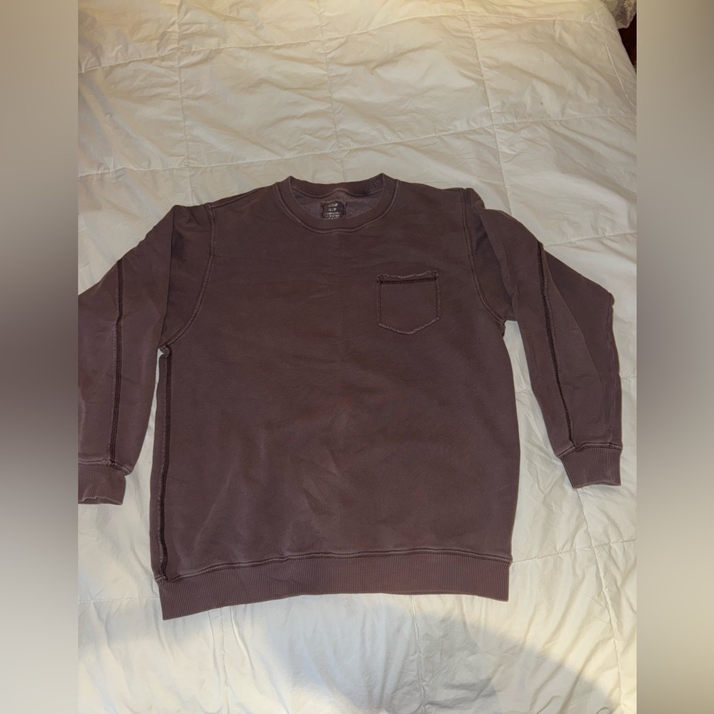 Women's Brown Crew Neck Sweater